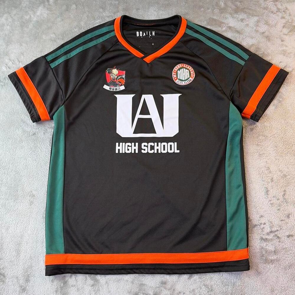 Box Lunch X My Hero Academia Katsuki Bakugo Soccer Jersey Men’s Size M